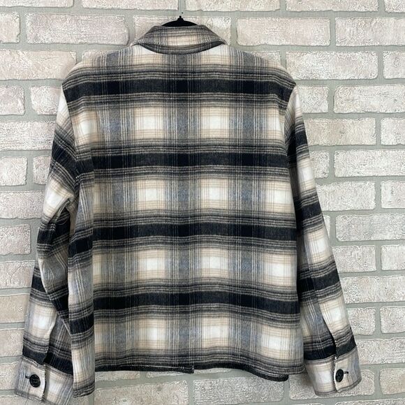 BB Dakota Steve Madden Flannel Shacket Shirt size XL - Picture 5 of 9